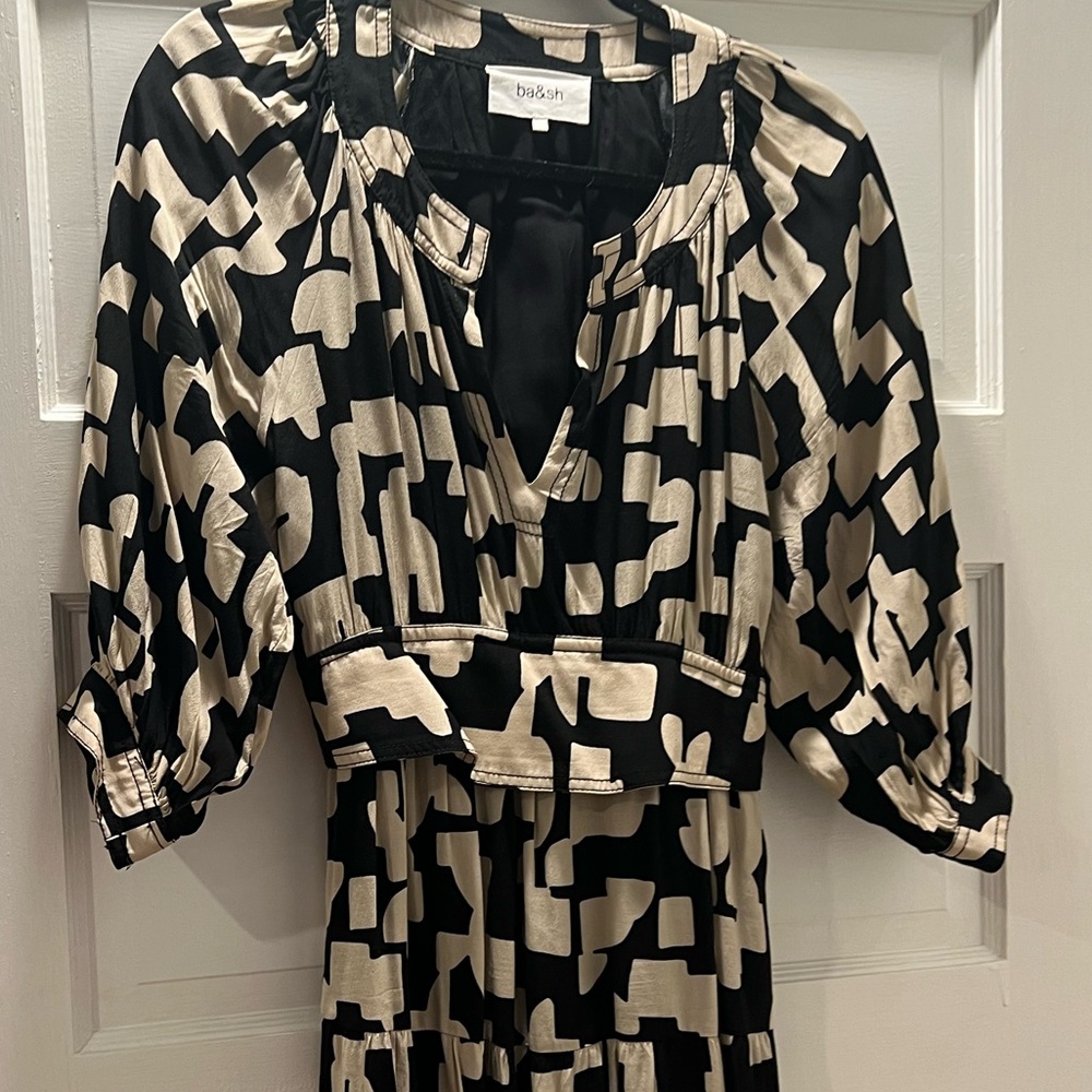 BA&SH mini dress with geometric print - Picture 4 of 5